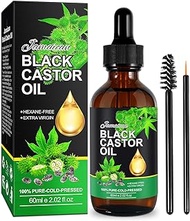 BLuvos Jamaican Black Castor Oil, Castor Oil Organic 100% Pure Cold Pressed