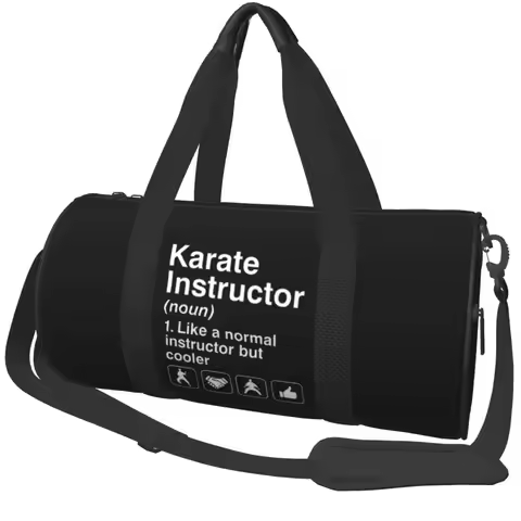Karate Sport Bags Gym Accessories Gym Bag Oxford Men Women Design Handbag Training Retro Fitness Bag