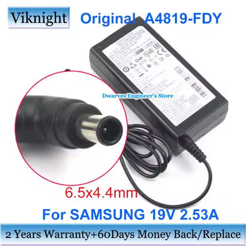 Genuine A4819_FDY 19V 2.53A AC Adapter Power Adapter For SAMSUNG BN44-00835A UN32J4000 HW-K360 TV LC