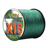 GHOTDA 300M X16 Braided Fishing Line Super Strong Multicolor Durable Carp & Trout PE Line Fishing Ro
