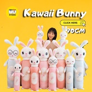 80cm Bunny Rabbit Long Bolster Soft Pillow Plush Toy Doll Sleeping Birthday Gift Patung Peluk Arnab