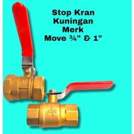 Brass Stop Valve 1⁄2" 3⁄4" & 1" Iron Stop Valve/ Stop Valve/