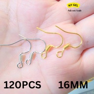 Earrings Hook 120pcs/60pairs Hypoallergenic DIY Earrings Hooks Earrings for Women Earrings for Men