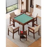 Dining Table Mahjong Table Solid Wood Egg Beating Special Table Thickened Playing Card Table Mahjong