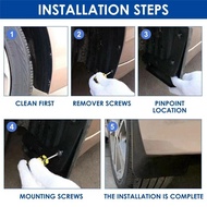 Exclusive 4PCS Car Mudguard Mud Flaps Splash Mud Guard Fender For Toyota BZ4X 2022 2023 Car Accessor