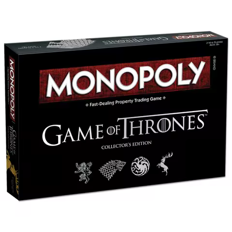 Game of Thrones Collector's Edition Monopoly Board Game | Westeros Territory Theme | Fans' first cho
