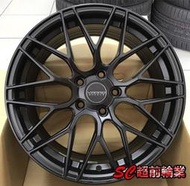 【超前輪業】美國品牌 旋壓輕量化 VARRO VD06 15吋鋁圈 4孔100 平光黑 FIT YATIS