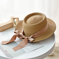 Seioum  summer straw hat women big wide brim beach hat sun hat foldable sun block UV protection panama hat bone chapeu f