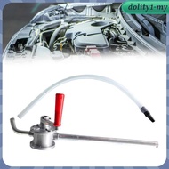 [DolitybdMY] Aluminum Alloy Drum Rotary Hand Pump Manual Fuel Transfer Pump Oil Barrel Extractor for