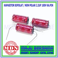 Kapasitor Non polar Nonpolar 2.2uf 100v KA.PIN