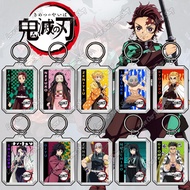 Acrylic Keychain Double Sided DIY, Transparent Keychain Anime [ Demon Slayer ] Demon Slayer Keychain