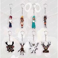 “99 Nights In The Forest game keychain for bag accessories, 99 Nights In The Forest acrylic pendant 