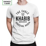 The Eagle Khabib Nurmagomedov Dagestan Russia T-Shirt for Men Short Sleeve Novelty Tees O-Neck Cotto