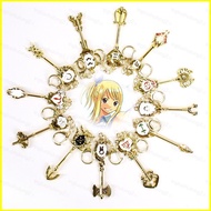 HT2 FAIRY TAIL Keychain Anime Zodiac Spirit Keyring Aquarius Capricorn Virgo Loke Cosplay Key Chain 
