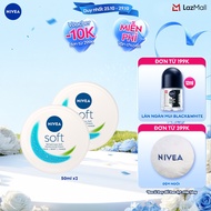 Bộ 2 Kem Dưỡng Mềm Da NIVEA Soft 50 ml