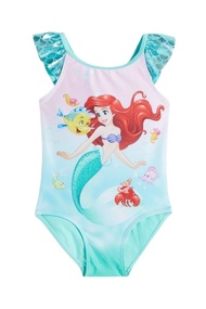 พร้อมส่ง ชุดว่ายน้ำเด็กหญิง ยี่ห้อ Disney Princess Ariel Girl Swimwear size 4-6 yrs