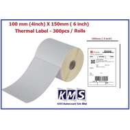 Thermal Barcode Label Sticker A6 waybill 100mm x 150mm