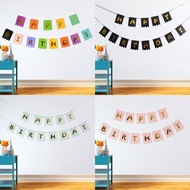 [BIRTHDAY BANNER] Birthday Banner, Happy Birthday Flag, Bunting Flags, Party Flag, Happy Birthday Fl