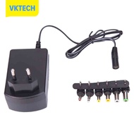 [Vktech] 3.0A Universal AC DC Adapter Converter 6 Plugs 12V Power Charger EU