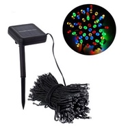環保100Led 燈 10米長 彩色 太陽能裝飾串燈