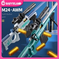 PREMIUM senjata mainan sniper mainan gun awp/702/m24 air soft gun rentang 15