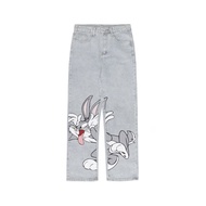 BRAVELIVES - Bugs Bunny highwaist jeans