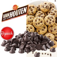 Van Houten Semi Sweet Baking Chocolate Chips (Repack) | Coklat Cip | Dark Chocolate Chips (Halal)