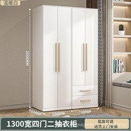 WFSK People love itWardrobe Home Bedroom Combination to the Top2Rice4High Glass Storage Cabinet All-Steel Environmental