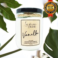 Aromatic Vanila Scented Candle (Homemade Malaysia Product) Lilin Wangi ( Soy Candle)