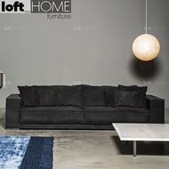 Minimalist Suede Fabric 3 Seater Sofa BUDAPEST