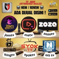 KING TV | SYOK TV | OTT TV | MSTV PLAYER | JOMTV | ZOZO TV | PETI TV
