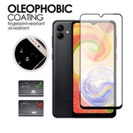 Tempered Glass Samsung A04 / A04e Screen Guard Protector Black List