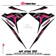Striping Mx King 150 Sticker Y15zr Sticker Mx King150 Sniper150 Mxi Jupiter Mx Ink. Motif Sticker 63