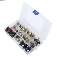 EUPHORIA 80Pcs Adjustable Potentiometer, B5K B10K B20K B50K B100K with Storage  Potentiometer Kit, S