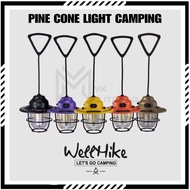 Wellhike I Cyberbee Outdoor Pine Cone Light Camping Tent Atmosphere Light Waterproof LED High Power 