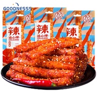 Latiao Spicy Strip | แพ็ค4X68G-Latio Spicy STACK Chinese La Tiao Spicy Stick-Venient Chinese