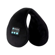 AcrylicFibers Wireless Ear Muffs Stay Connected And Cozy In Style Wireless Headband Headphones Muffs black