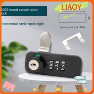 LIAOY Password Lock, Zinc Alloy 3 Digital Code Combination Lock,  Furniture Anti-theft Security Drawer Lock Cupboard Drawer