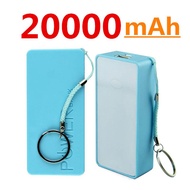 New🌳QM Power Bank 20000mAh Mini Portable Charger Power Bank USB Power Bank External Battery Charger for Xiaomi Samsung P