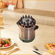 Vertical Rotisserie Grill Kebab Grill Easy to Install 1200W 12 Skewers Rotating Kebab Machine for Ba