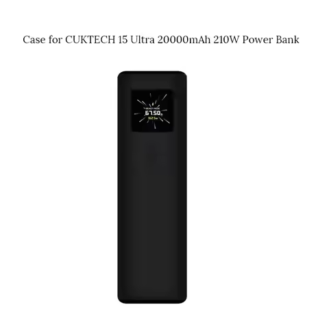 Soft Silicone Case Compatible with CUKTECH 15 Ultra 20000mAh 210W Portable Charger Shockproof Power