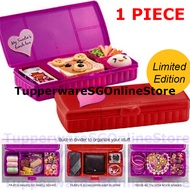 Tupperware Long Divided Treasure Sandwich Lunch N Things Box Plus Accessory Make Up Organiser Pencil Case Container Box