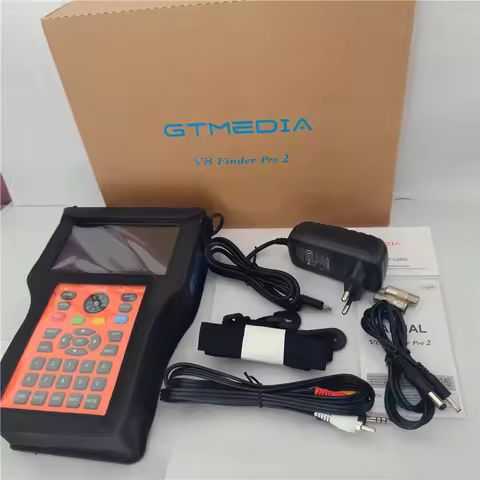 GTMEDIA V8 Finder PRO 2 Satellite Signal Finder DVB-S2X/S2/S/T2/T/C AHD H.265 Satellite TV Meter Fin
