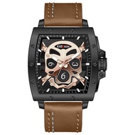 KADEMAN 408 Trendy Men's Skull Square Large Dial Watch