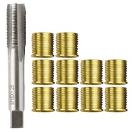 Thread Repair Kit M16X1.25 Tap M14X1.25 Inserts for Restoring Damaged Car Pro Coil Tool Threads