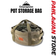 Campingmoon DO-32-BK Dutch Pot Storage Bag Drawstring Design Dutch Oven Bag Large Outdoor Carrying P