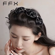 FFX FFX Swan Lakeside Premium Handmade Super Flashing High Skull] Tooth Comb Headband