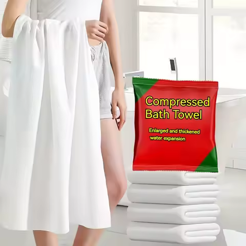 20Pcs Large Disposable Towels, Extra Large and Thick, Suitable for Travel, Camping, and Hotel Use. Q