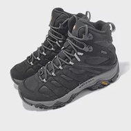 Merrell 越野鞋 Moab 3 APEX Mid WP 女鞋 黑 登山鞋 防水 黃金大底 ML037220