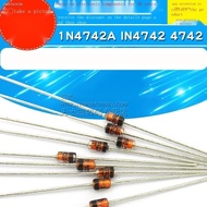 COD/1N4742A IN4742 4742 In-line glass regulator tube regulator diode 1W 12V (50 pcs)
